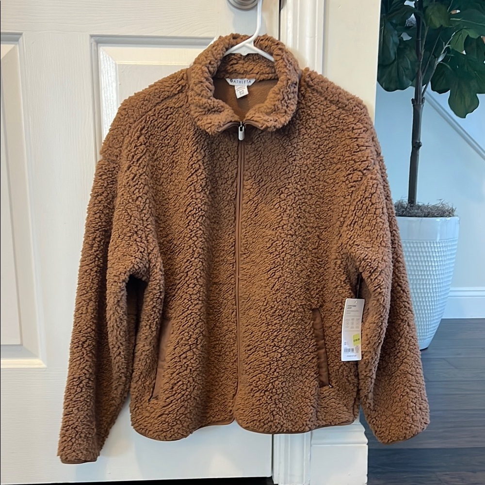 Athleta Sherpa Jacket size small tall